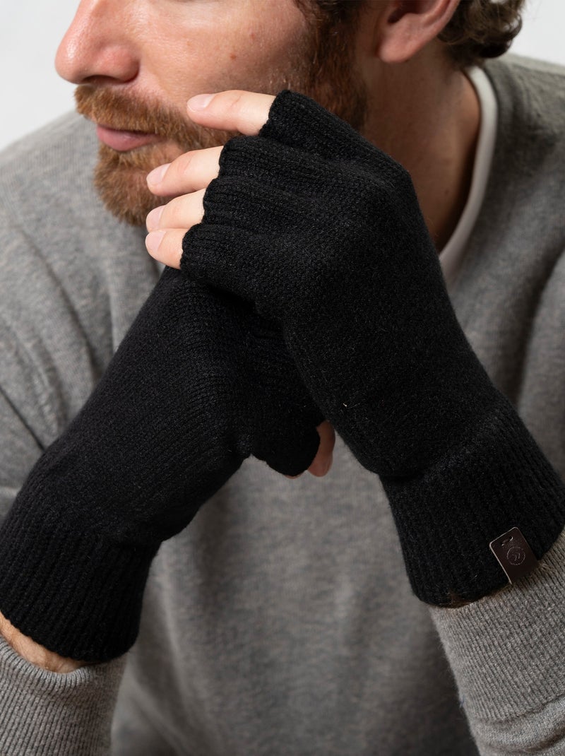 Mitaines au toucher ultra doux homme Isotoner Noir - Kiabi
