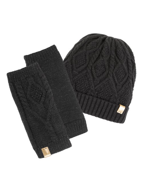 Mitaines effet tressé femme Isotoner - Kiabi