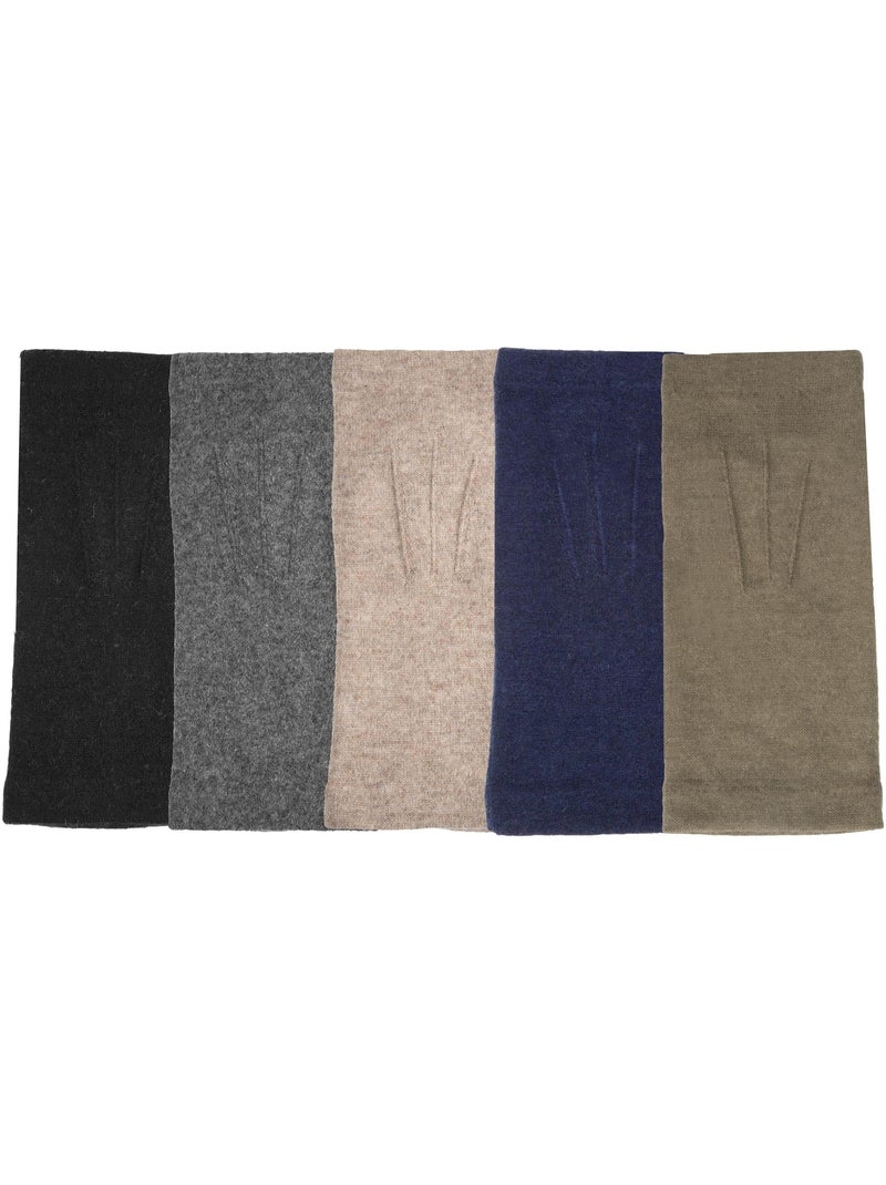 Mitaines en laine - non doublées femme isotoner Bleu marine - Kiabi