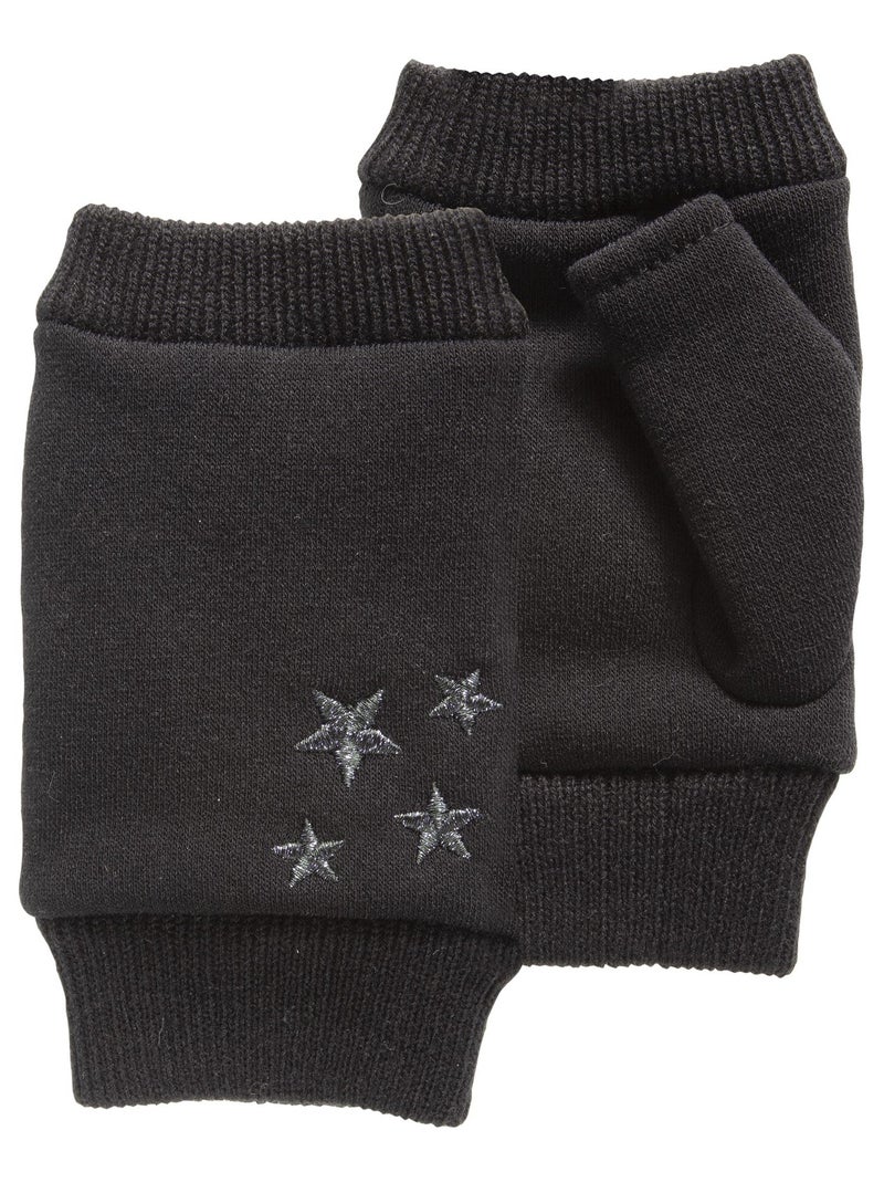 Mitaines femme étoile noir Isotoner Noir - Kiabi