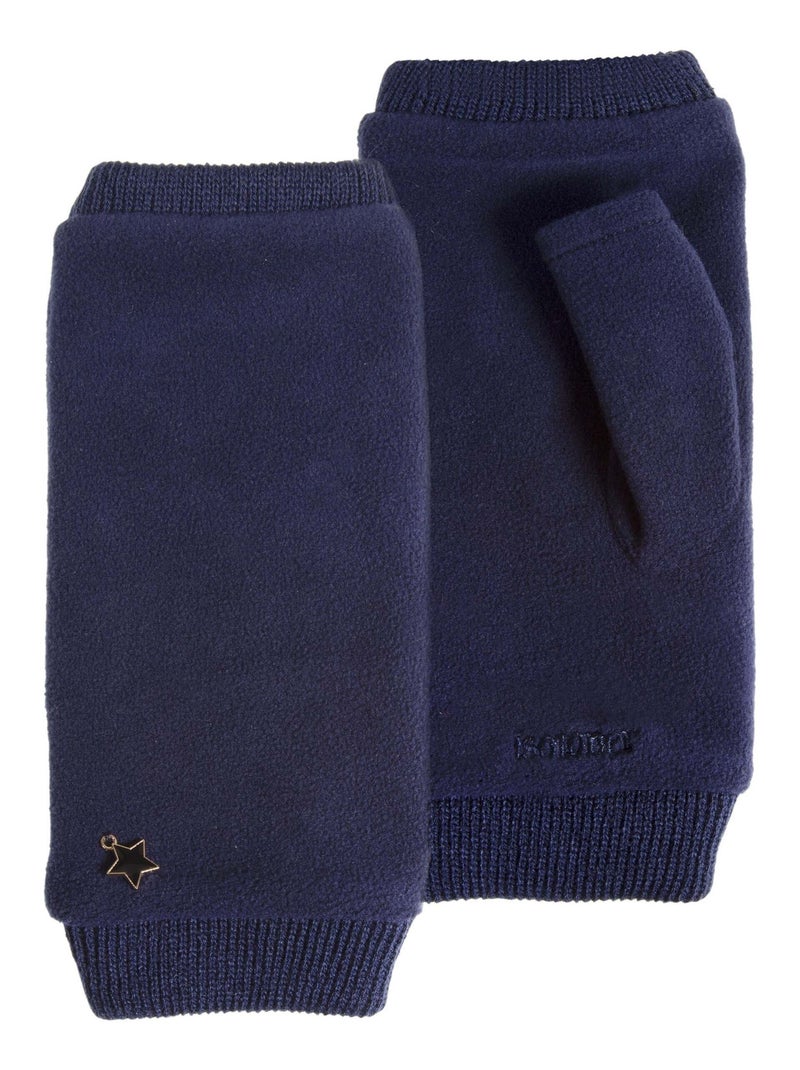 Mitaines femme marine polaire recyclée Isotoner Bleu marine - Kiabi