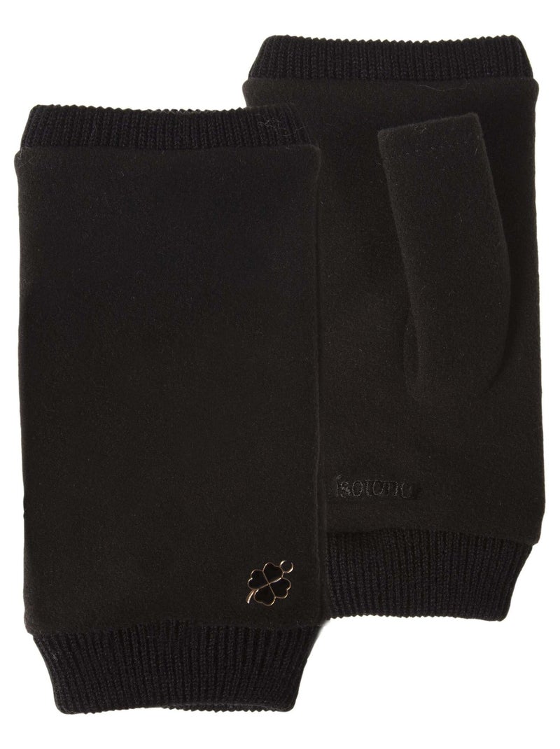 Mitaines femme noir polaire recyclée Isotoner Noir - Kiabi