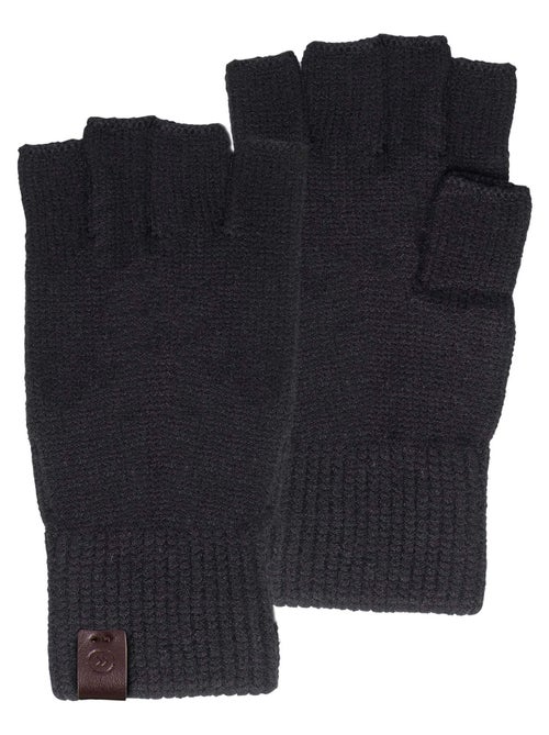 Mitaines homme maille soft touch noir Isotoner - Kiabi