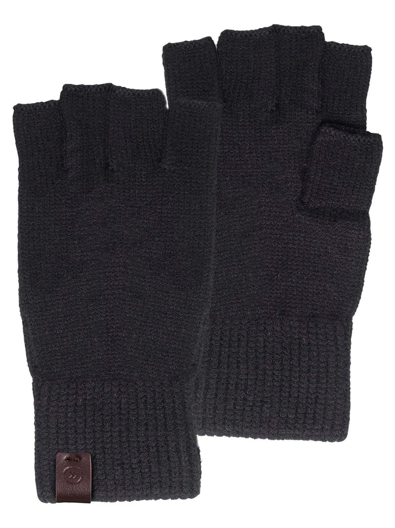Mitaines homme maille soft touch noir Isotoner Noir - Kiabi
