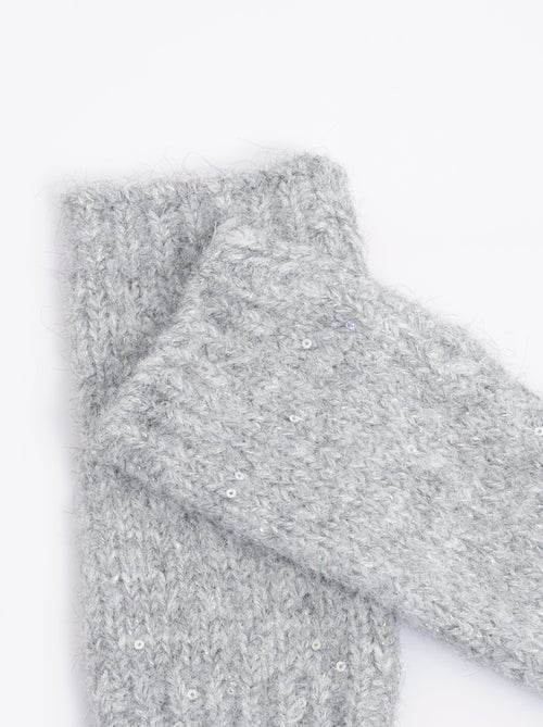Mitaines maille brillante avec sequins - AFIBEL - Kiabi