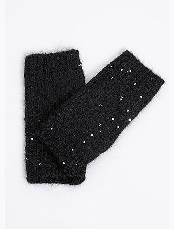 Mitaines maille brillante avec sequins - AFIBEL