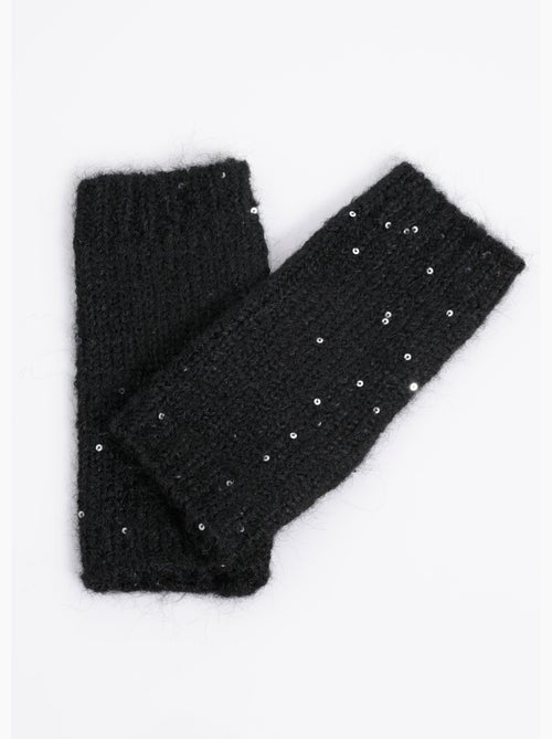 Mitaines maille brillante avec sequins - AFIBEL - Kiabi