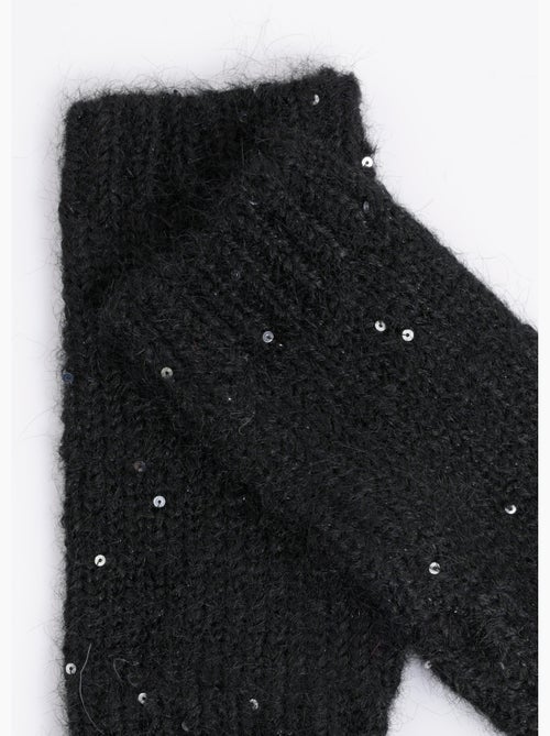 Mitaines maille brillante avec sequins - AFIBEL - Kiabi