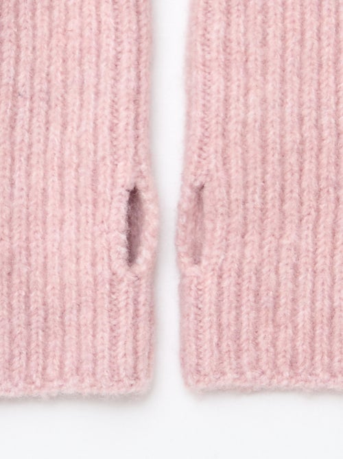 Mitaines maillées sans doigts - Kiabi