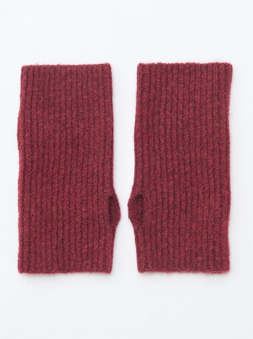 Mitaines maillées sans doigts - Kiabi