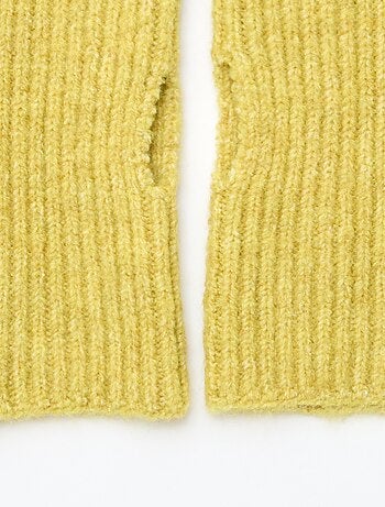 Mitaines manchettes unies