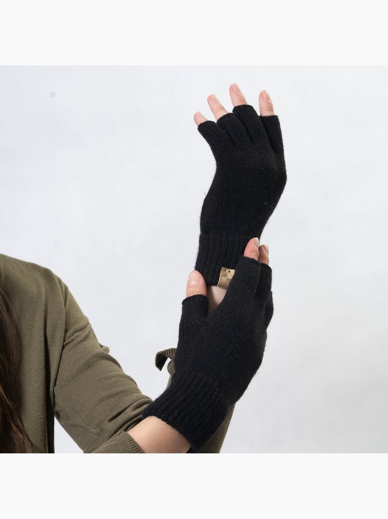 Mitaines non doublées - ultra douce femme Noir - Kiabi