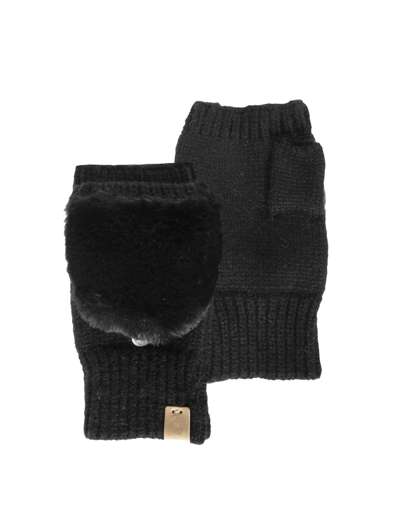 Mitaines Ultra doux - Non doublées femme Isotoner Noir - Kiabi