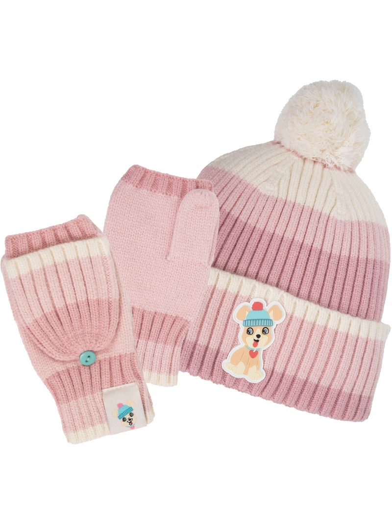 Mitaines ultra doux, non doublées mixte enfant isotoner Rose - Kiabi