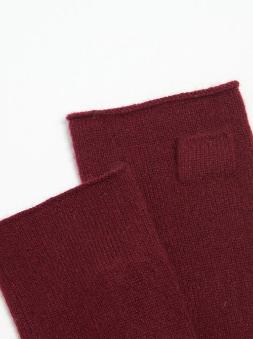 Mitaines unisex 100% cachemire - UNI 3 - Kiabi