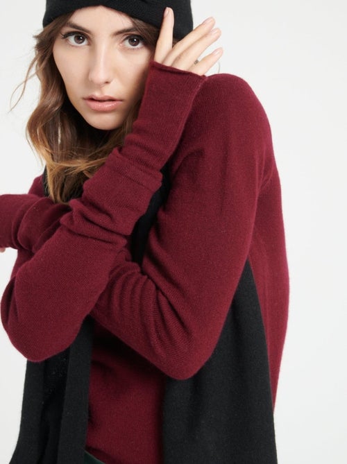 Mitaines unisex 100% cachemire - UNI 3 - Kiabi