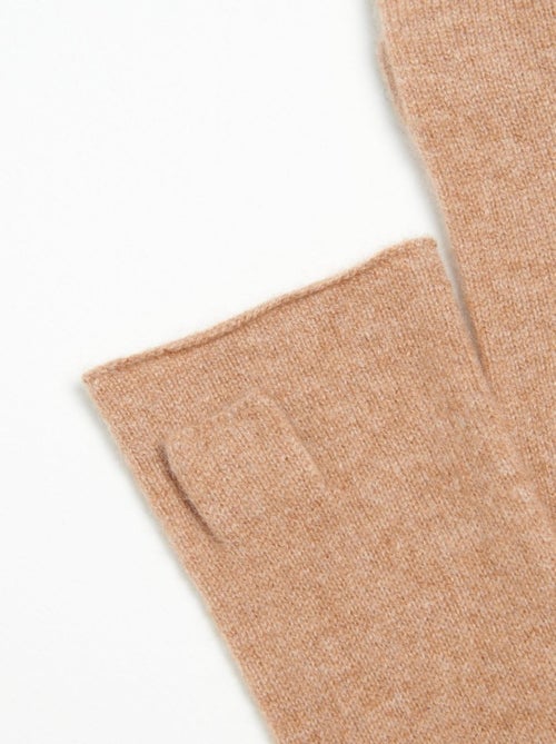 Mitaines unisex 100% cachemire - UNI 3 - Kiabi