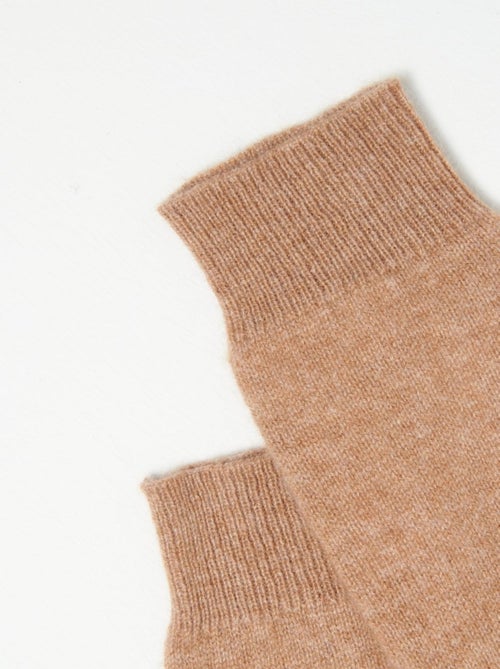 Mitaines unisex 100% cachemire - UNI 3 - Kiabi