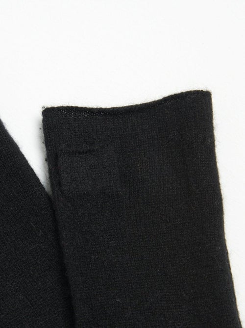 Mitaines unisex 100% cachemire - UNI 3 - Kiabi