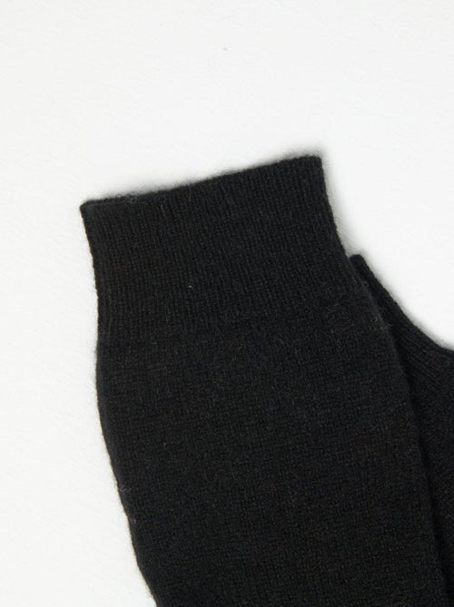Mitaines unisex 100% cachemire - UNI 3 - Kiabi