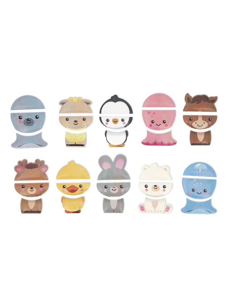Mix and Match animaux du bain Bleu - Kiabi