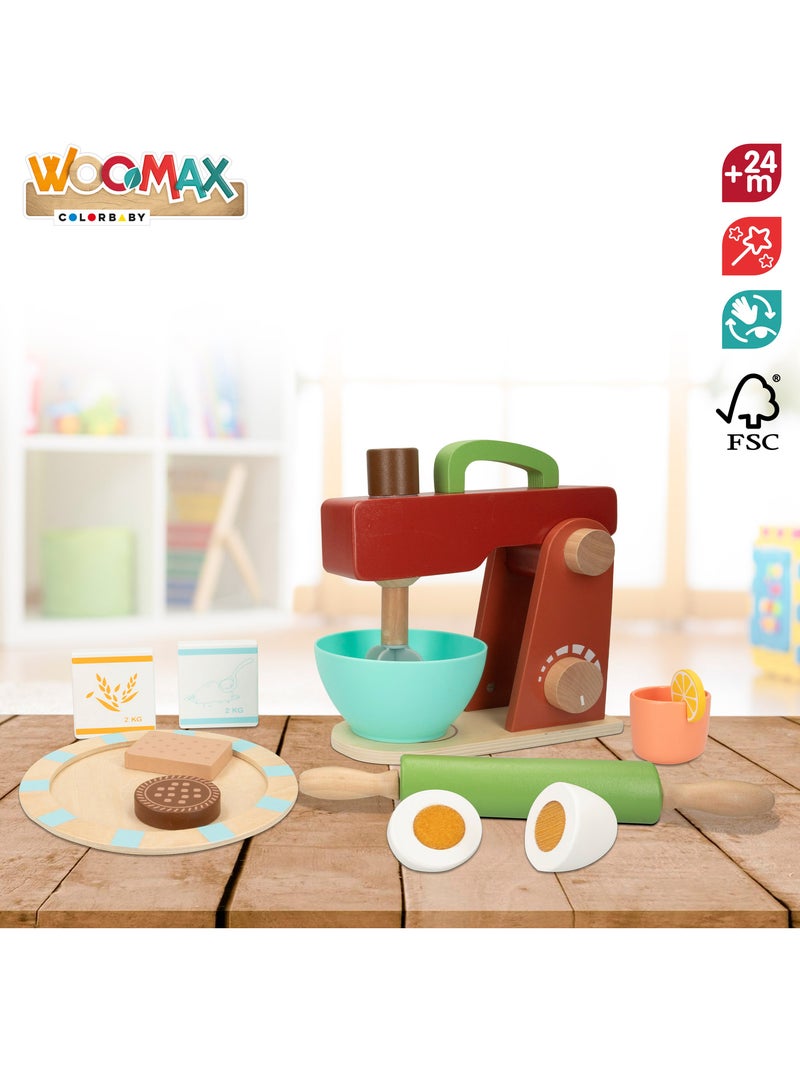 Mixeur en bois avec accessoires WOOMAX N/A - Kiabi