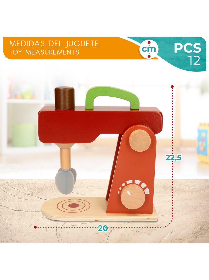 Mixeur en bois avec accessoires WOOMAX N/A - Kiabi