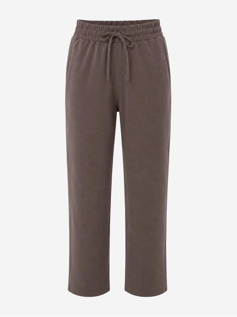 Mixray ensemble débardeur sans manches et pantalon à jambe large Marron chocolat - Kiabi