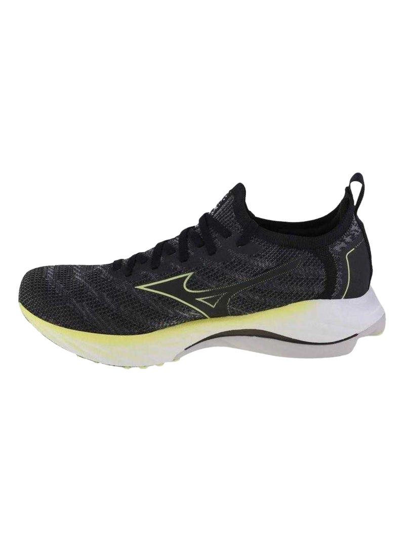Mizuno - Baskets style Vague NEO WIND Noir Vert - Kiabi