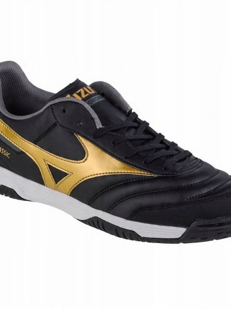 Mizuno - Chaussures de foot en salle MORELIA SALA CLASSIC Noir Doré - Kiabi