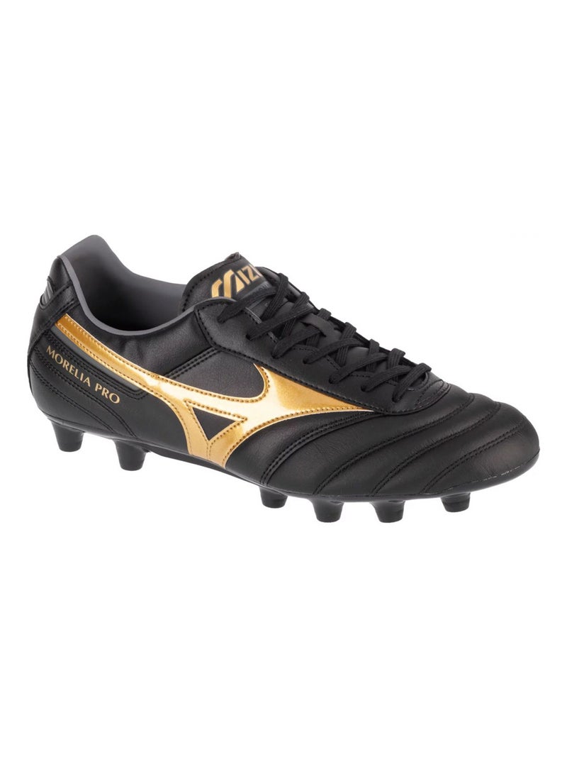 Mizuno - Chaussures de foot pour terrain ferme MORELIA PRO Noir - Kiabi