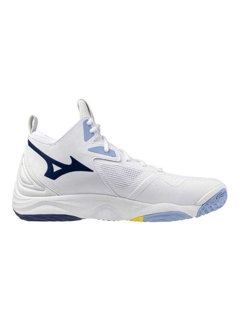 Mizuno - Chaussures de volley-ball WAVE MOMENTUM Blanc - Kiabi
