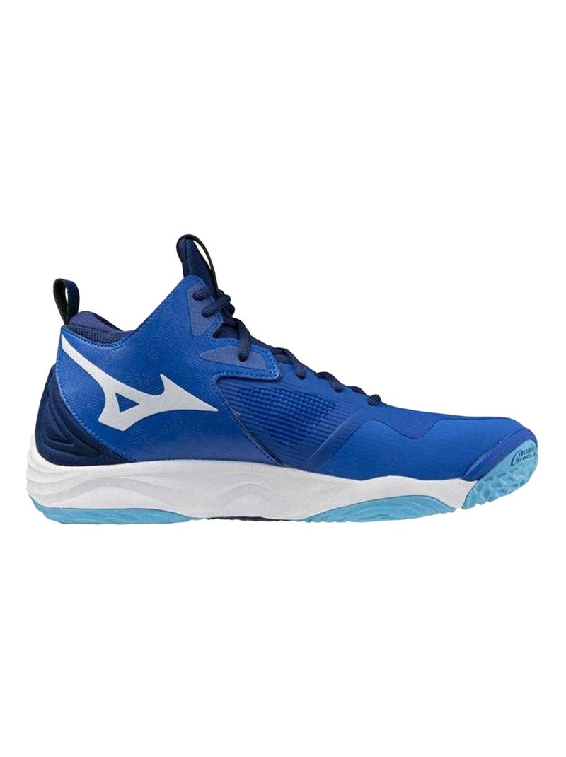 Mizuno - Chaussures de volley-ball WAVE MOMENTUM Bleu - Kiabi
