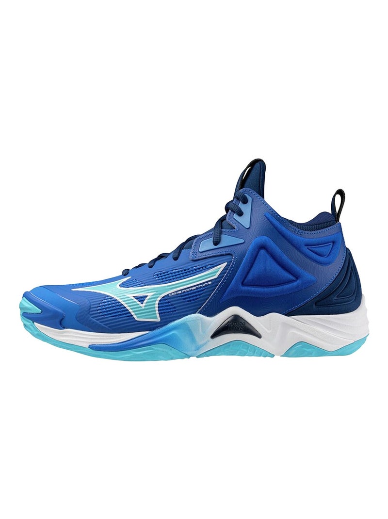 Mizuno - Chaussures de volley-ball WAVE MOMENTUM Bleu - Kiabi