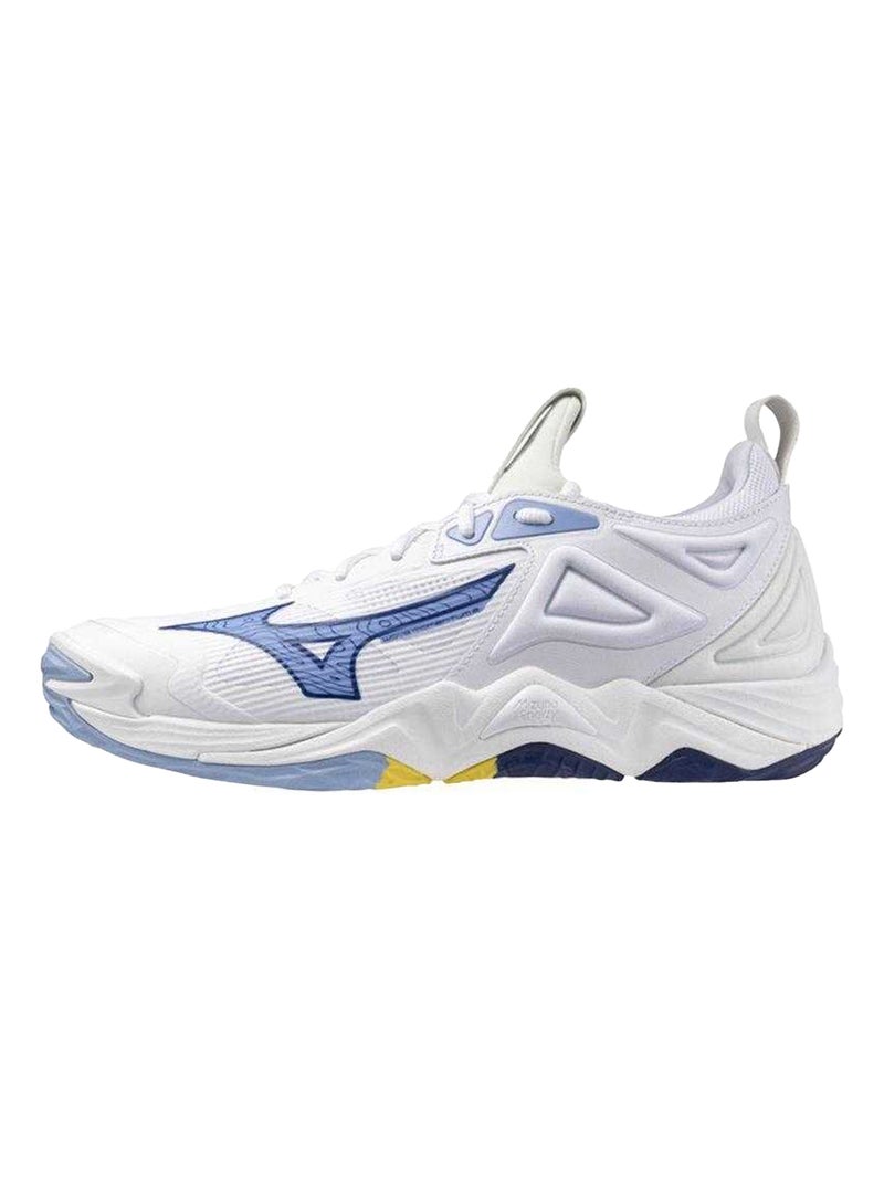 Mizuno - Chaussures volley-ball WAVE MOMENTUM Blanc - Kiabi