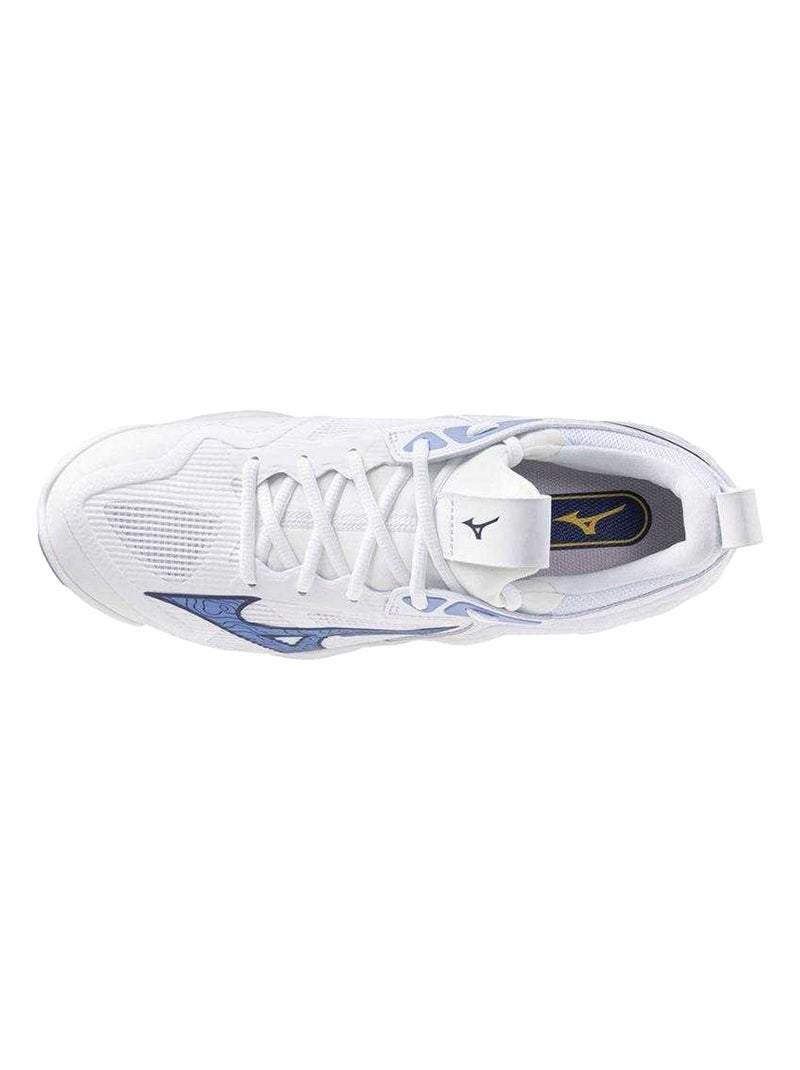 Mizuno - Chaussures volley-ball WAVE MOMENTUM Blanc - Kiabi