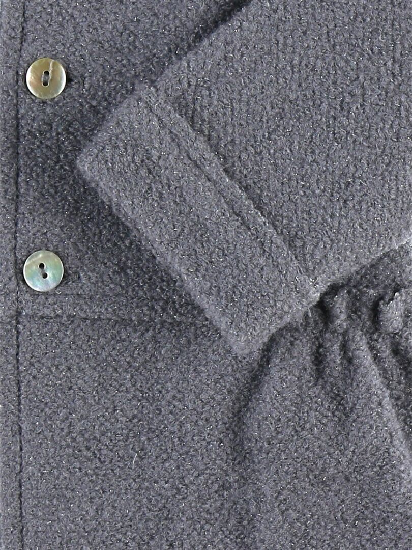 Mk PAC ET LOL VESTE EN LAINE Gris - Kiabi