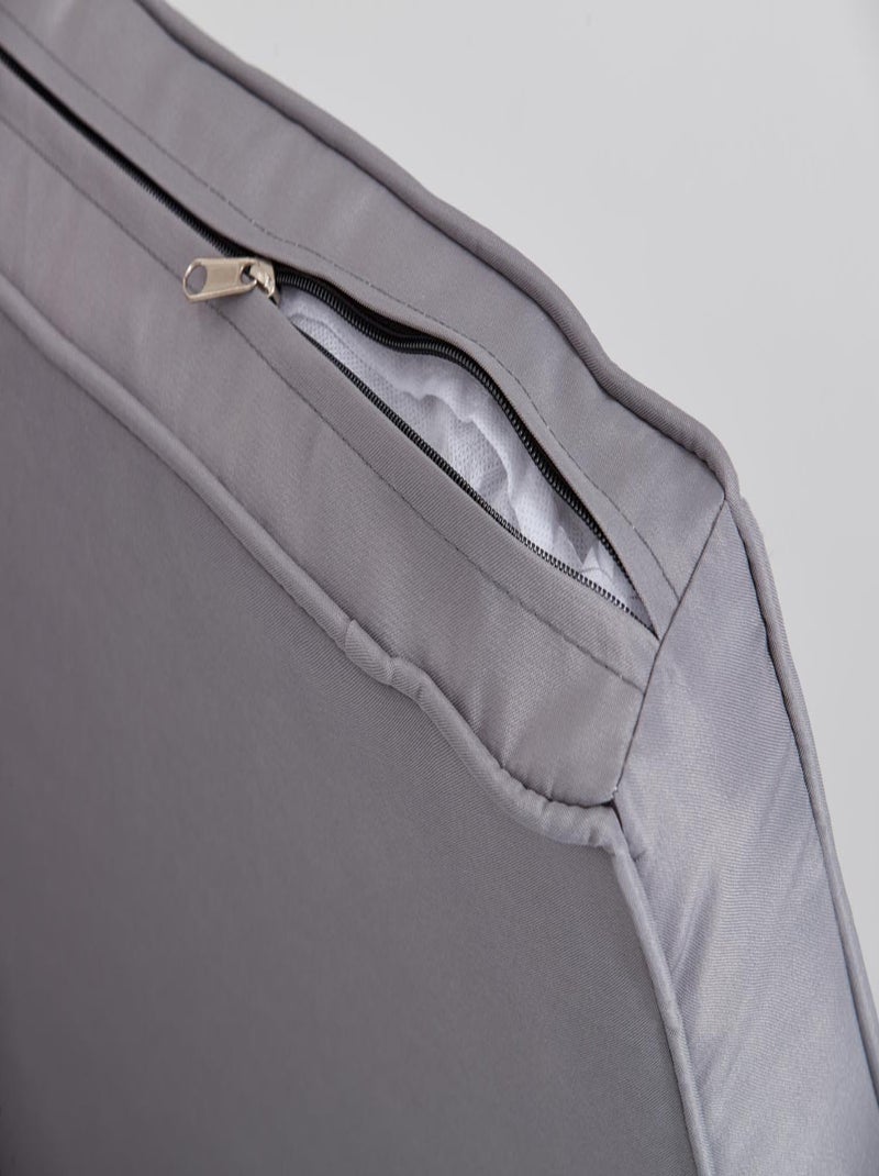 Moana, Salon jardin résine gris, 4 places Gris - Kiabi