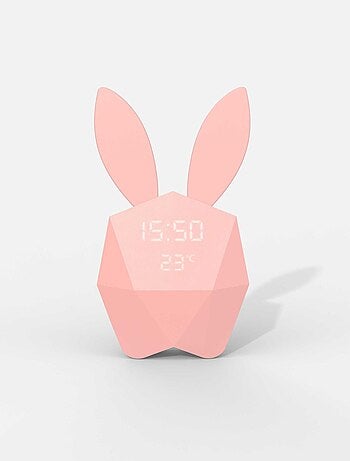 MOB - Réveil Cutie Clock Enfant & Adulte Rose- Réveil Intelligent avec application et Détecteur