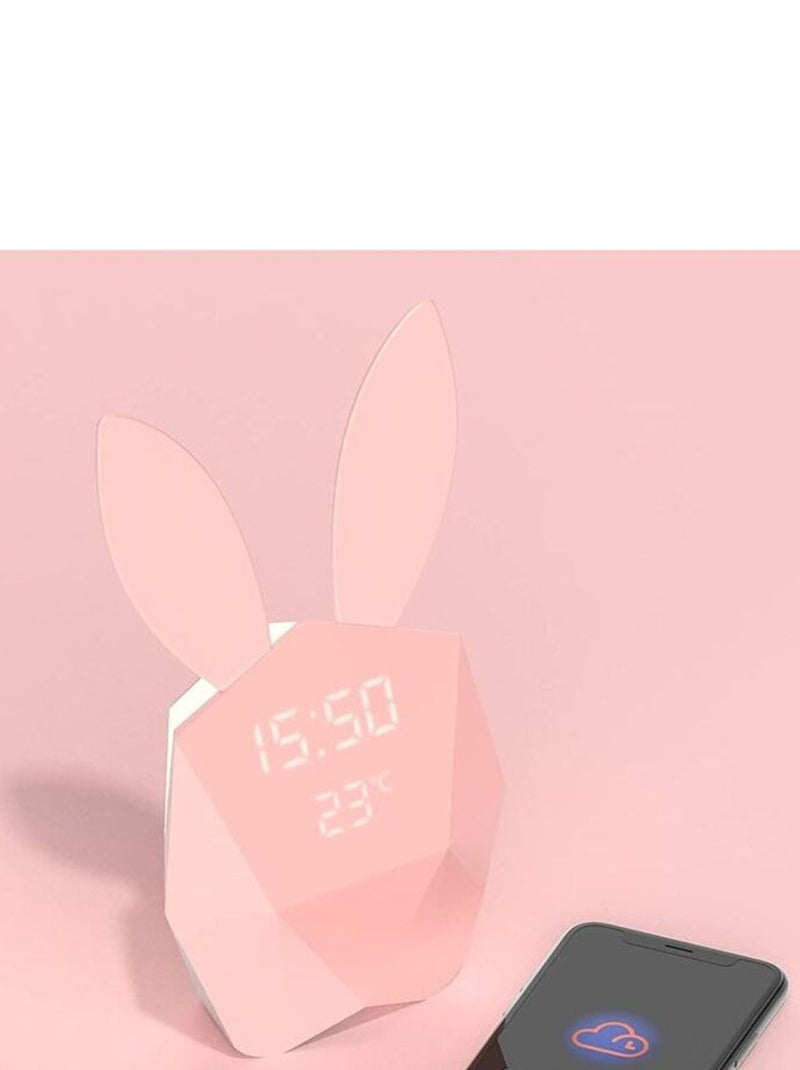 MOB - Réveil Cutie Clock Enfant & Adulte Rose- Réveil Intelligent avec application et Détecteur Rose - Kiabi