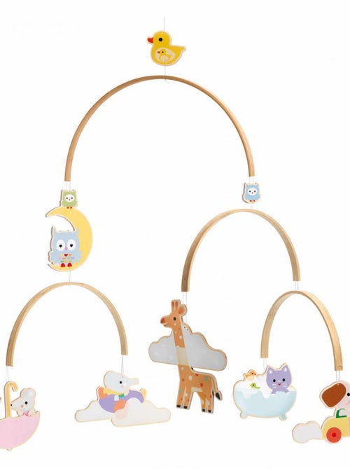 Mobile Decoratif En Bois Les Bebes Animaux - Kiabi Mobile Decoratif En Bois Les Bebes Animaux - Kiabi
