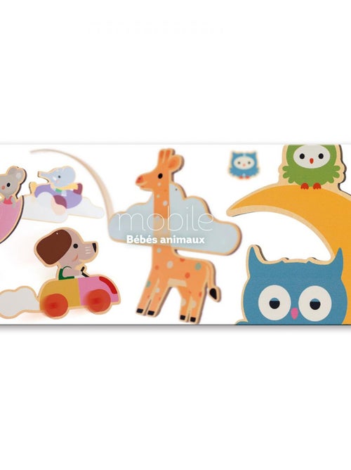 Mobile Decoratif En Bois Les Bebes Animaux - Kiabi Mobile Decoratif En Bois Les Bebes Animaux - Kiabi