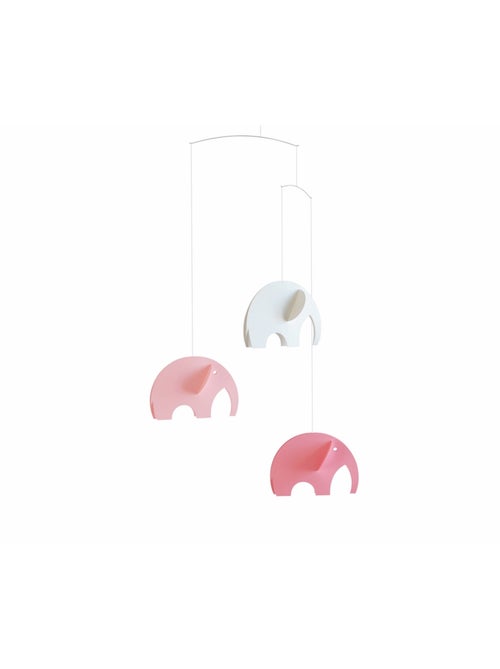 Mobile Décoratif Flensted Éléphants Roses pour Enfants - Kiabi