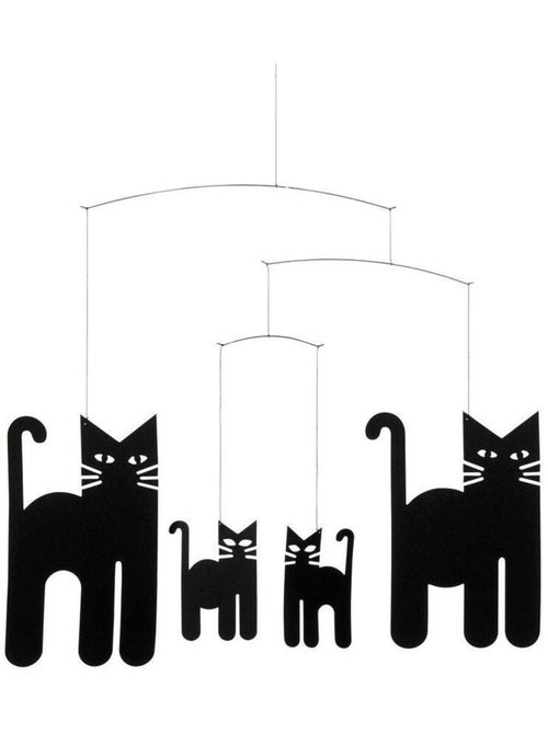 Mobile en Carton Flensted : Chats Élégants et Animés - Kiabi