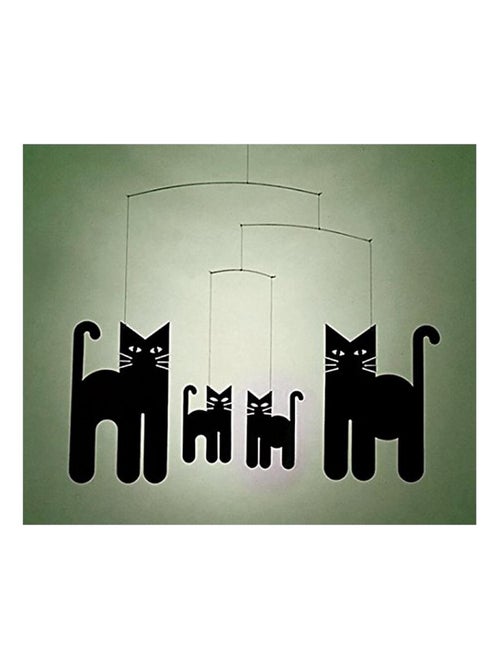 Mobile en Carton Flensted : Chats Élégants et Animés - Kiabi