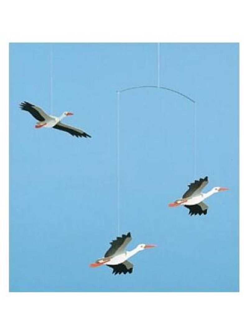 Mobile Flensted Chanceux avec Cigognes Orange - Kiabi