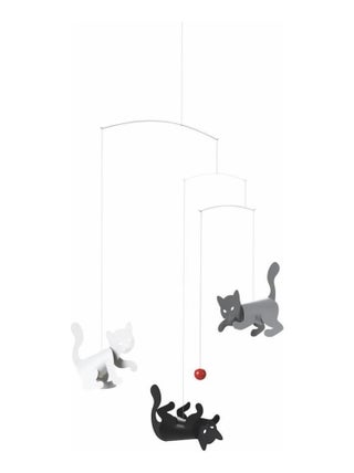 Mobile Flensted Chats Mignons en Feuille Sérigraphiée