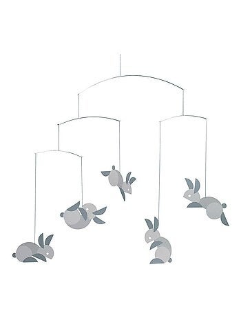 Mobile Flensted Circulaire avec Lapins en Carton