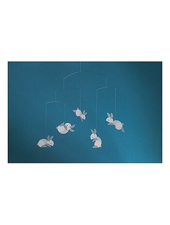 Mobile Flensted Circulaire avec Lapins en Carton