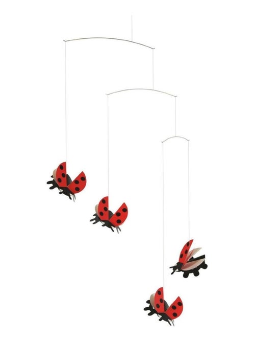 Mobile Flensted Coccinelle en Carton - Élégance et Mouvement - Kiabi